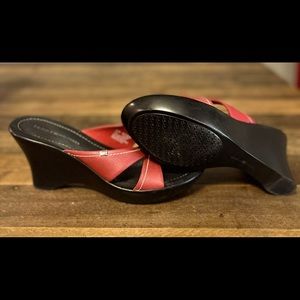 Tommy Hilfiger Platform Wedge Slip On Sandal